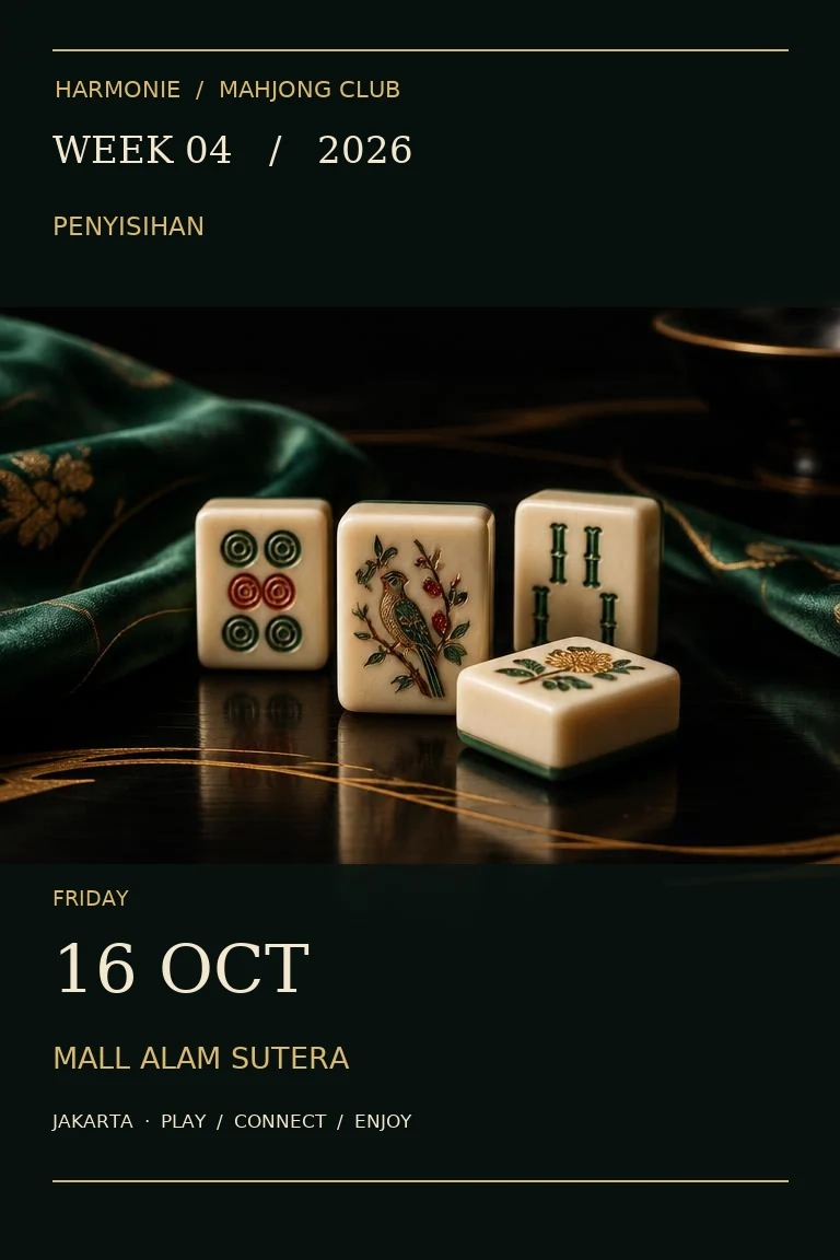 Poster Harmonie Week 4 · 16 Oktober