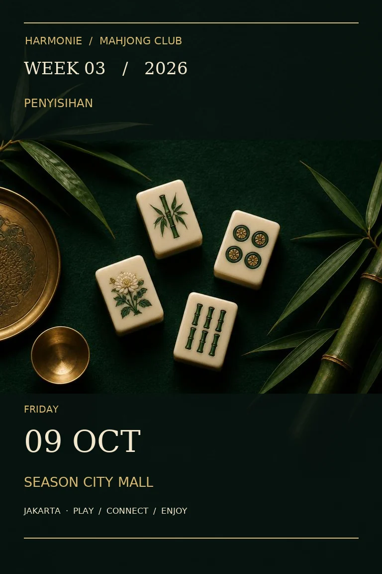 Poster Harmonie Week 3 · 9 Oktober