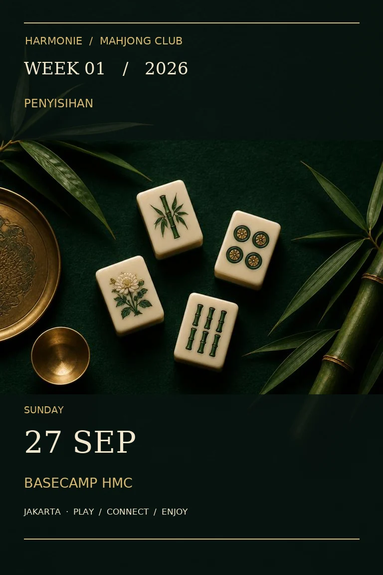 Poster Harmonie Week 1 · 27 September